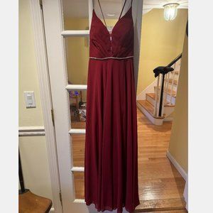 Lulu's Red Prom Dress, Size 4